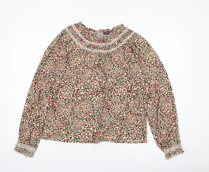 Womens UK Size 12 Marks and Spencer Multicoloured Tunic Blouse