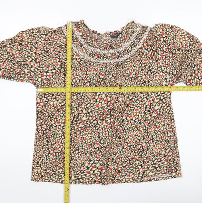 Womens UK Size 12 Marks and Spencer Multicoloured Tunic Blouse