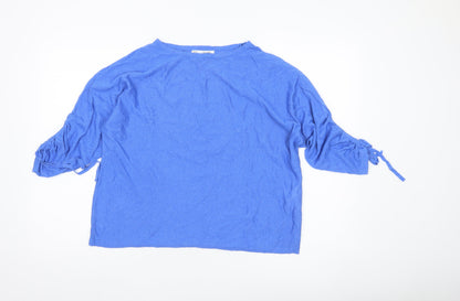 Womens UK Size 12 Sfera Blue Pullover Jumper