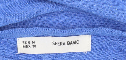Womens UK Size 12 Sfera Blue Pullover Jumper