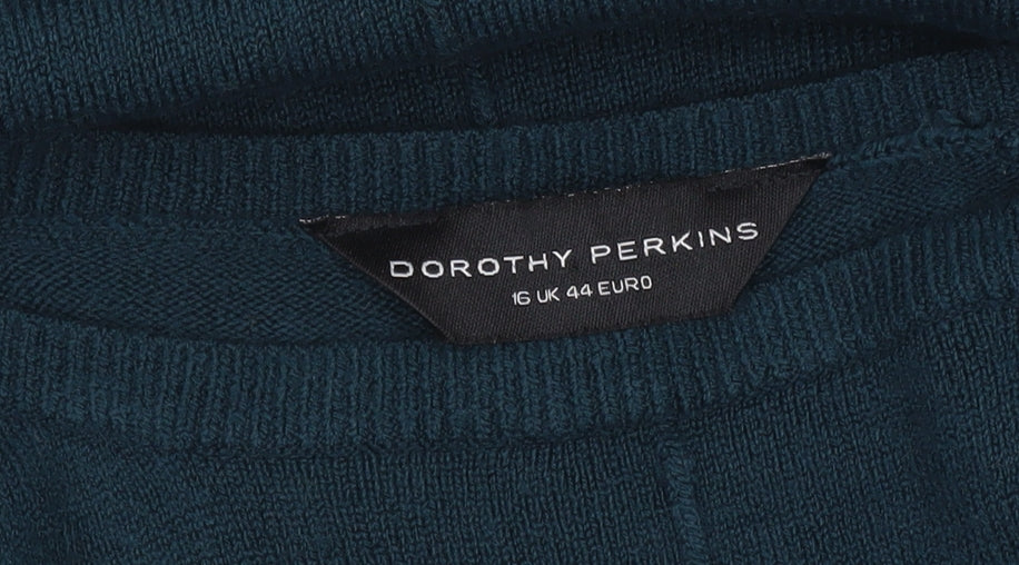 Womens UK Size 16 Dorothy Perkins Blue Pullover Jumper