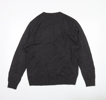 Pierre Cardin Men’s Grey L Pullover Jumper Crew Neck Knit