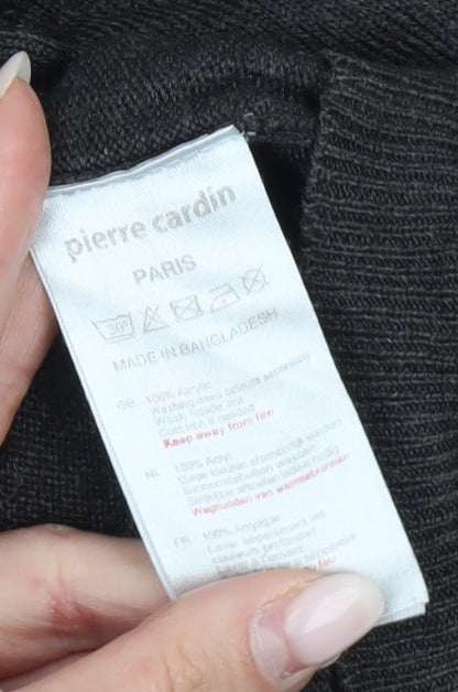 Pierre Cardin Men’s Grey L Pullover Jumper Crew Neck Knit