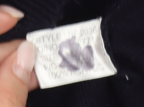 Rapid Fire Men's Blue Striped Pullover Jumper L Crew Neck Knit