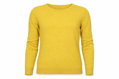 Womens UK Size 6 Warehouse Yellow Pullover Jumper