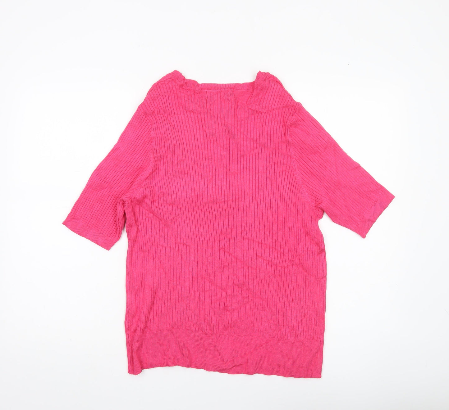 Womens UK Size 18 Marks and Spencer Pink Pullover Jumper