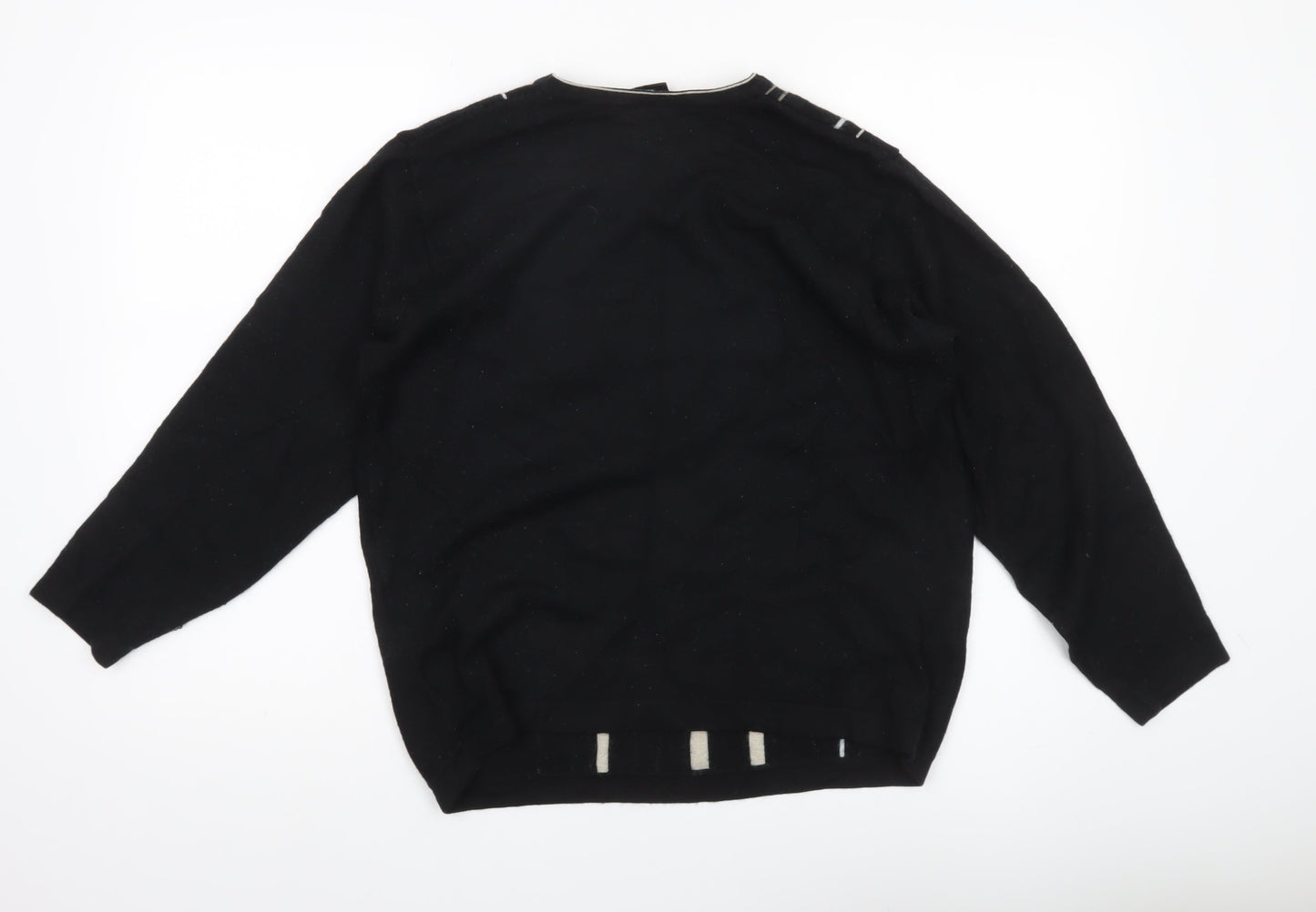 Womens UK Size M NEXT Black Pullover Jumper