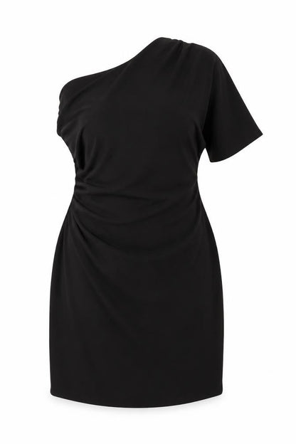 H&M Women Black One Shoulder Bodycon Party Dress Size 14