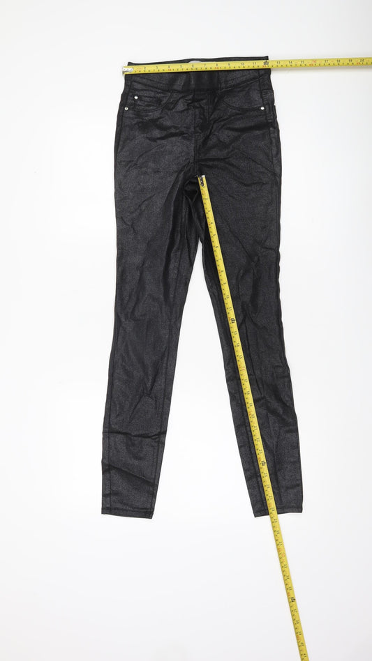 George Womens Black Size 8 Jegging Slim Skinny Trousers