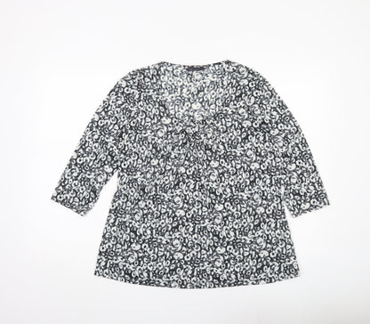 Womens UK Size 14 Marks and Spencer Multicoloured Tunic Blouse
