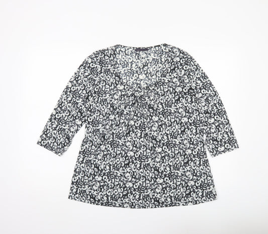 Womens UK Size 14 Marks and Spencer Multicoloured Tunic Blouse