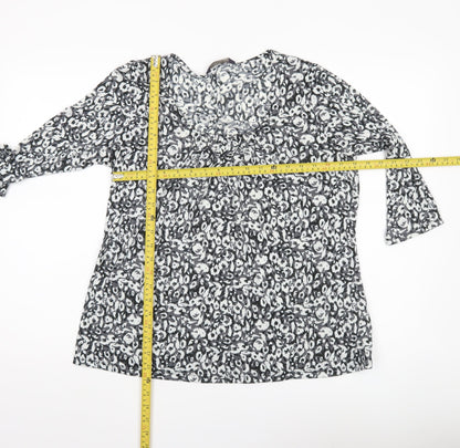 Womens UK Size 14 Marks and Spencer Multicoloured Tunic Blouse