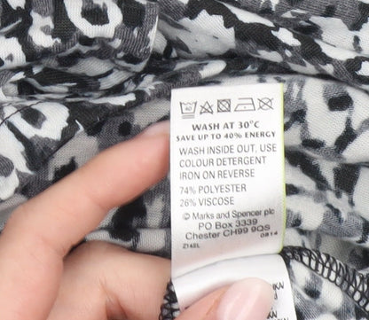 Womens UK Size 14 Marks and Spencer Multicoloured Tunic Blouse