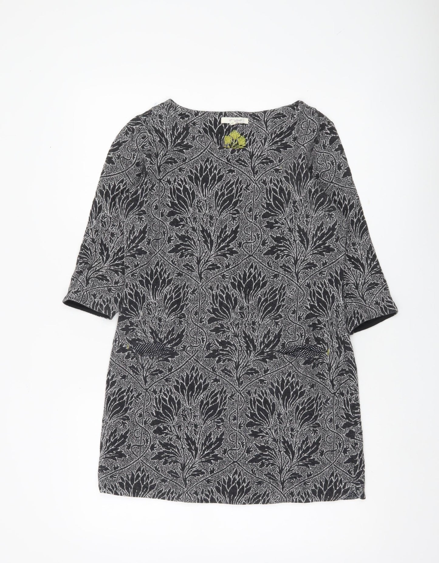 Womens UK Size 8 White Stuff Black Tunic Blouse