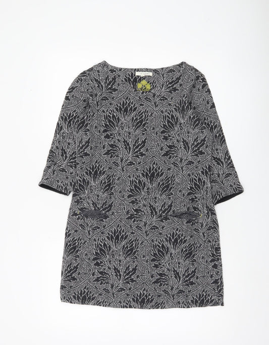 Womens UK Size 8 White Stuff Black Tunic Blouse