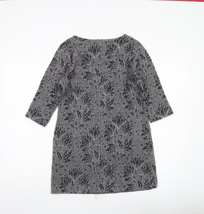 Womens UK Size 8 White Stuff Black Tunic Blouse