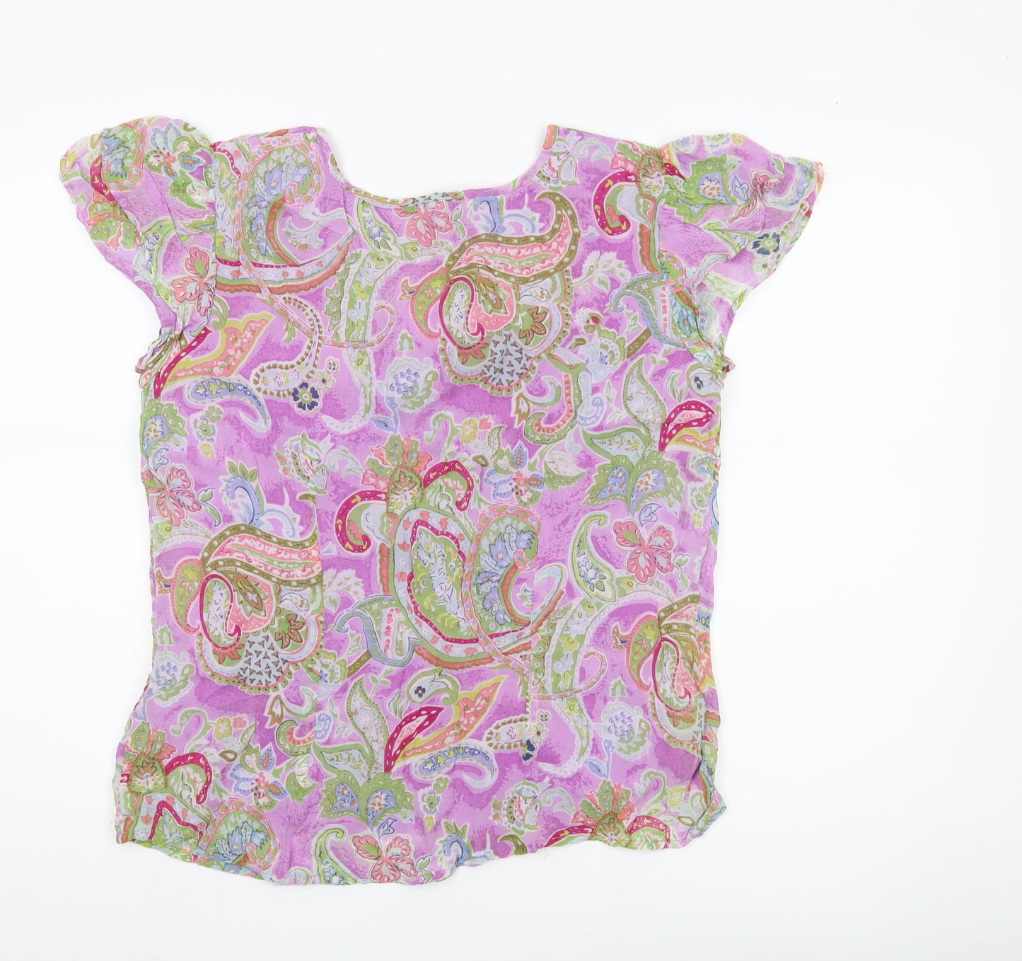 Womens UK Size 14 Pomodoro Multicoloured Tunic Blouse