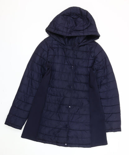 Womens UK Size 12 CI SONO Blue Puffer Jacket