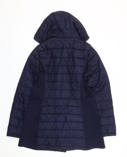 Womens UK Size 12 CI SONO Blue Puffer Jacket