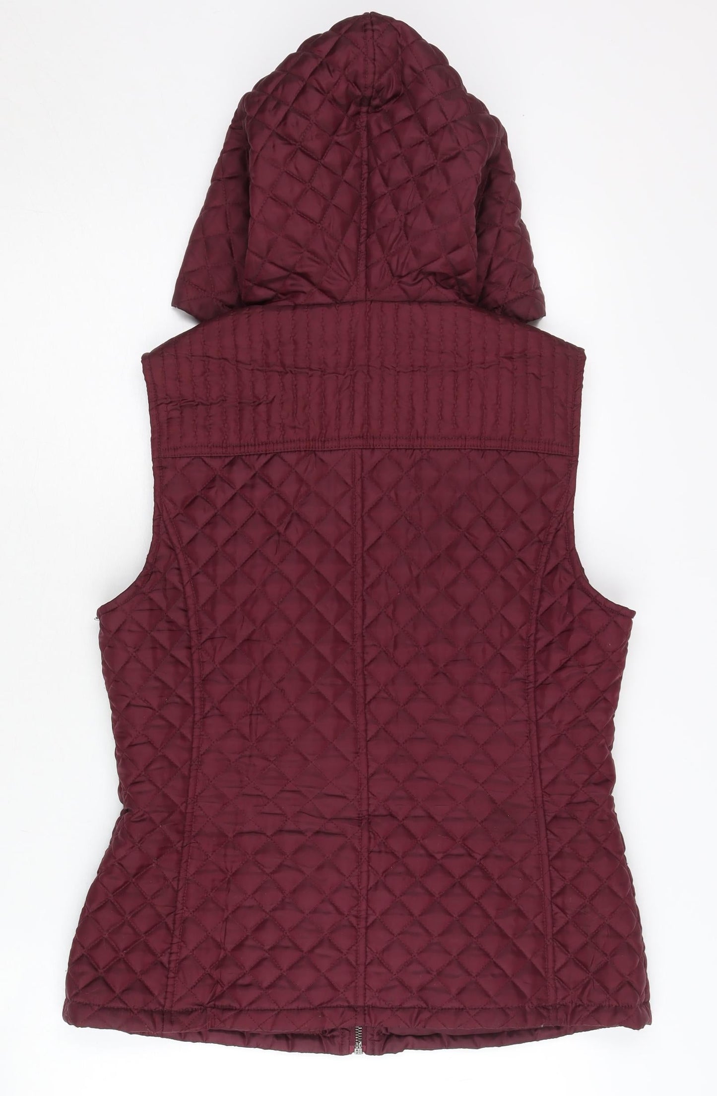Womens UK Size 12 New Look Red Quilted Coat