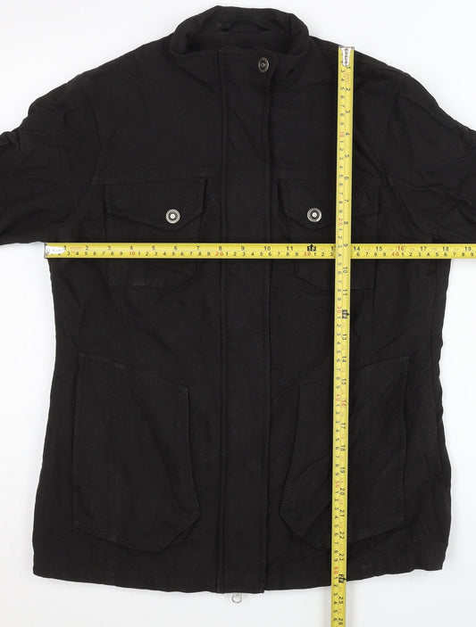 Rohan Womens Black Small Basic Mid-Length Outdoor Jacket