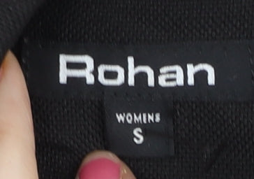 Rohan Womens Black Small Basic Mid-Length Outdoor Jacket