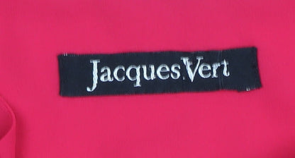 Jacques Vert Womens Pink Camisole Tank Top Size 20 Sleeveless Pleat Detail