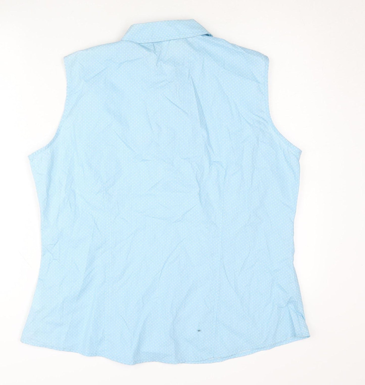 Womens UK Size XL Lee Blue Basic Button-Up