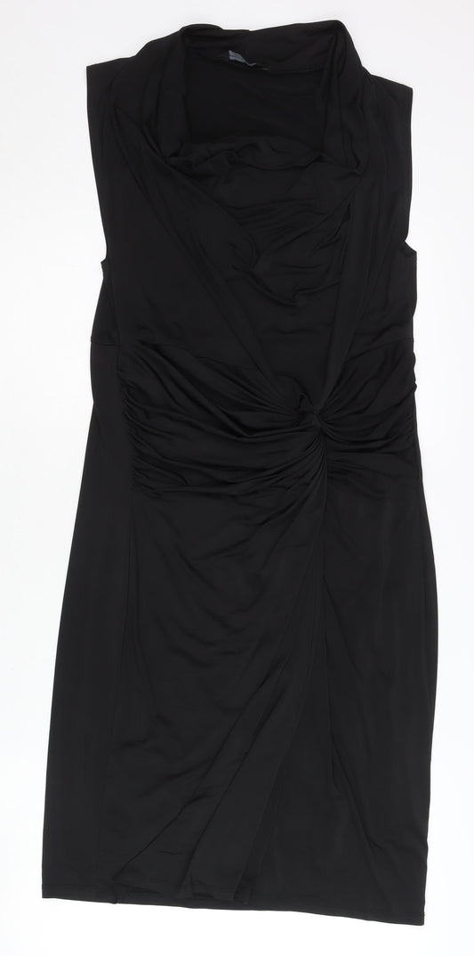 Dorothy Perkins Women’s Black Size 16 Sheath Cocktail Dress