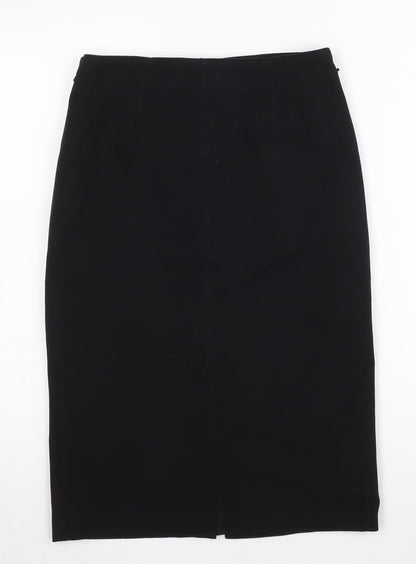 Oasis Women’s Black Size 8 Pencil Skirt Knee Length Lined Workwear