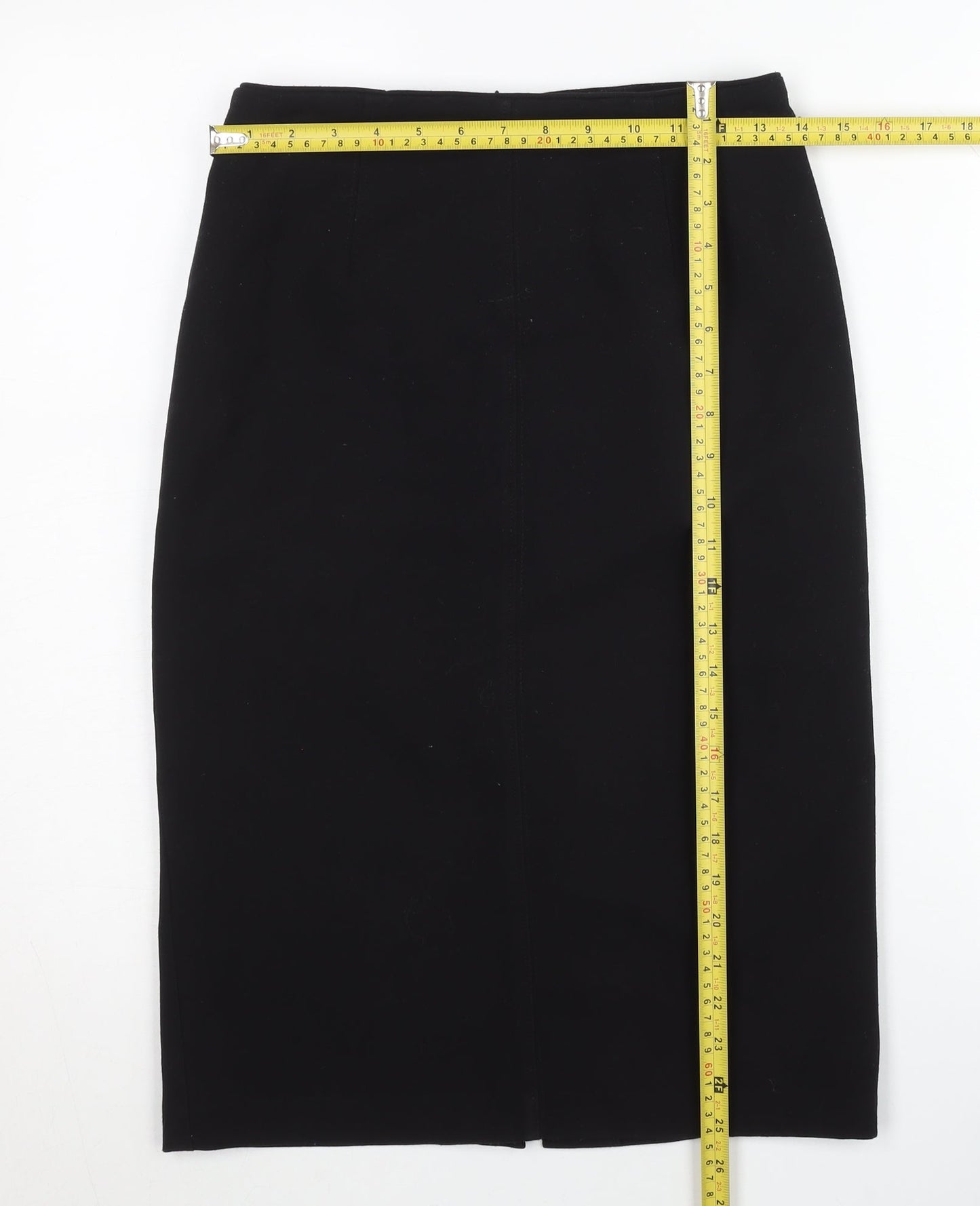 Oasis Women’s Black Size 8 Pencil Skirt Knee Length Lined Workwear