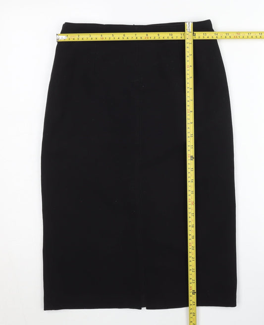 Oasis Women’s Black Size 8 Pencil Skirt Knee Length Lined Workwear