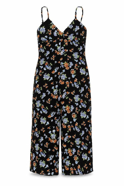 Womens UK Size 8 Nobody's Child One-Piece Black Jumpsuit
