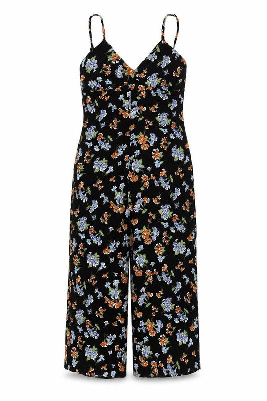 Womens UK Size 8 Nobody's Child One-Piece Black Jumpsuit