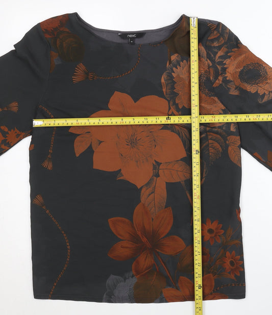 Womens UK Size 14 NEXT Multicoloured Tunic Blouse