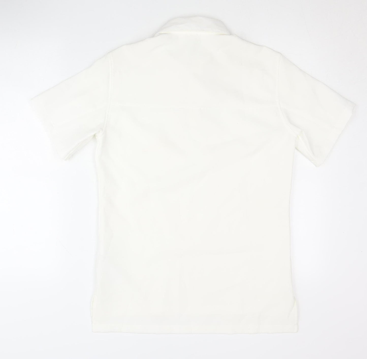 Womens UK Size 10 Zara White Basic Polo