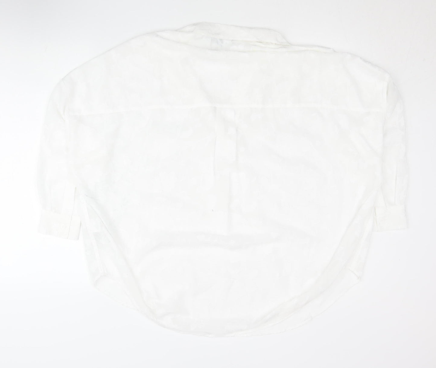 Womens UK Size S French Connection White Tunic Blouse