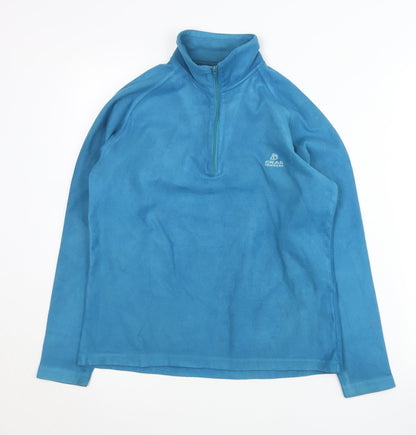 Craghoppers Womens Blue Fleece Sweatshirt UK 10 Half Zip Outdoor Hiking