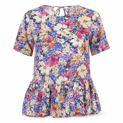 Womens UK Size XS Zara Multicoloured Tunic Blouse