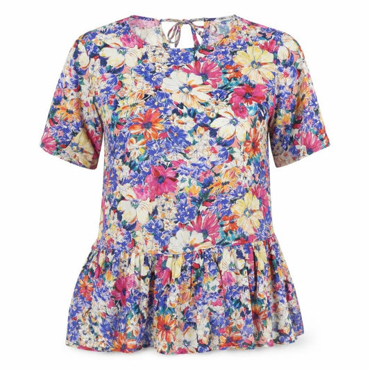Womens UK Size XS Zara Multicoloured Tunic Blouse
