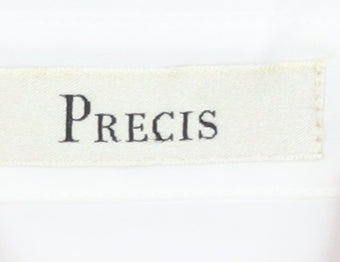 Womens UK Size 12 Precis White Classic Blouse