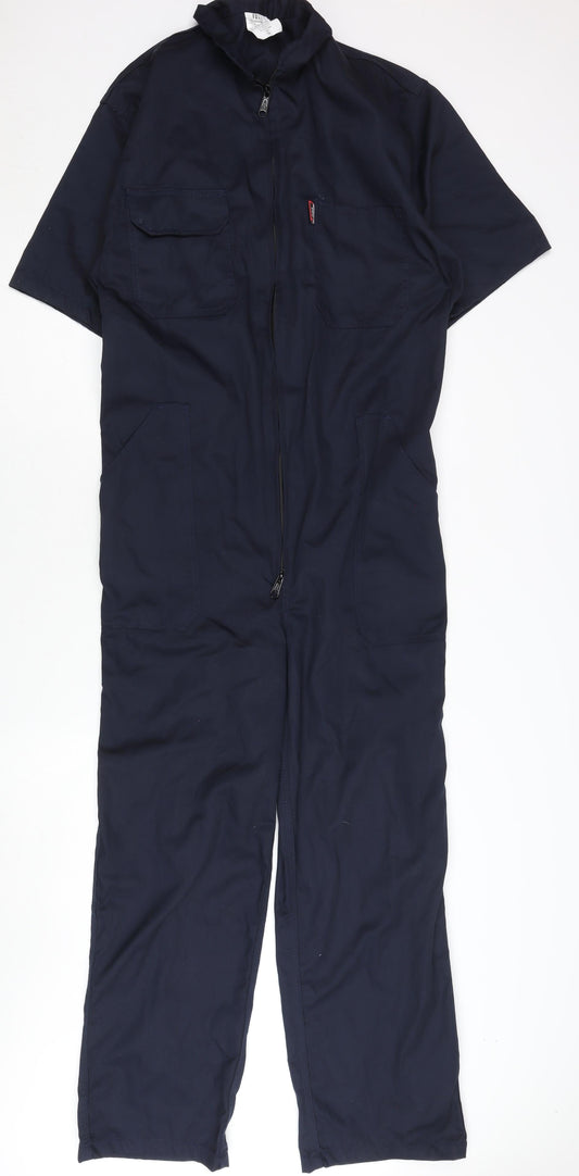 HDL Professional Men’s Blue Cotton Workwear Dungarees S