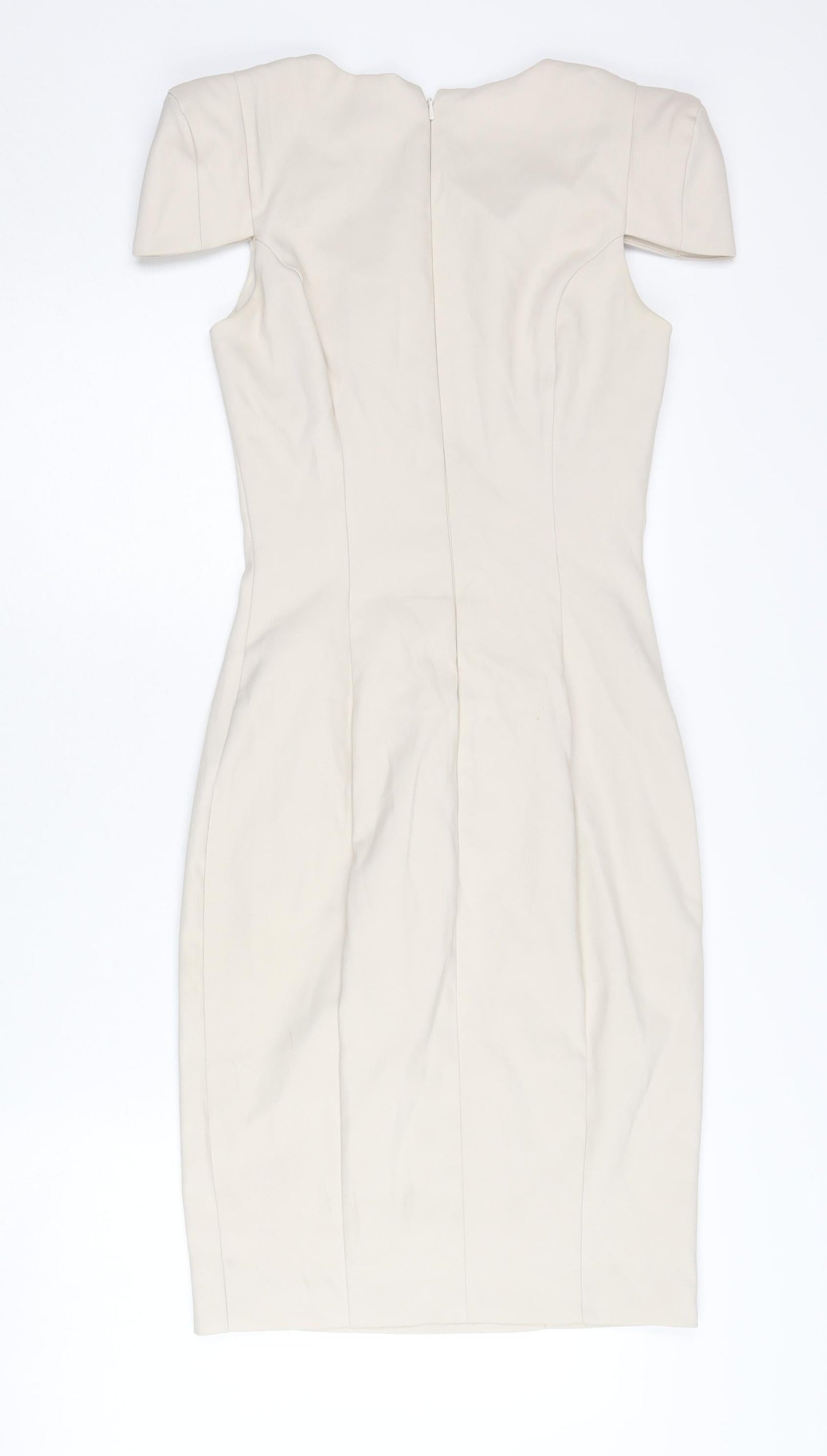 French Connection Women’s Beige Size 8 Sheath Knee Length Dress