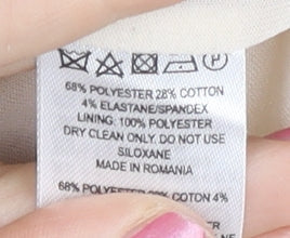 French Connection Women’s Beige Size 8 Sheath Knee Length Dress