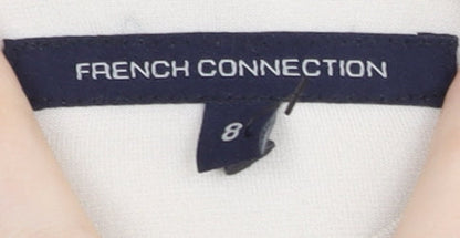 French Connection Women’s Beige Size 8 Sheath Knee Length Dress