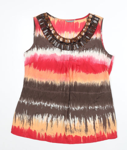 Womens UK Size 16 Marks and Spencer Multicoloured Tunic Blouse