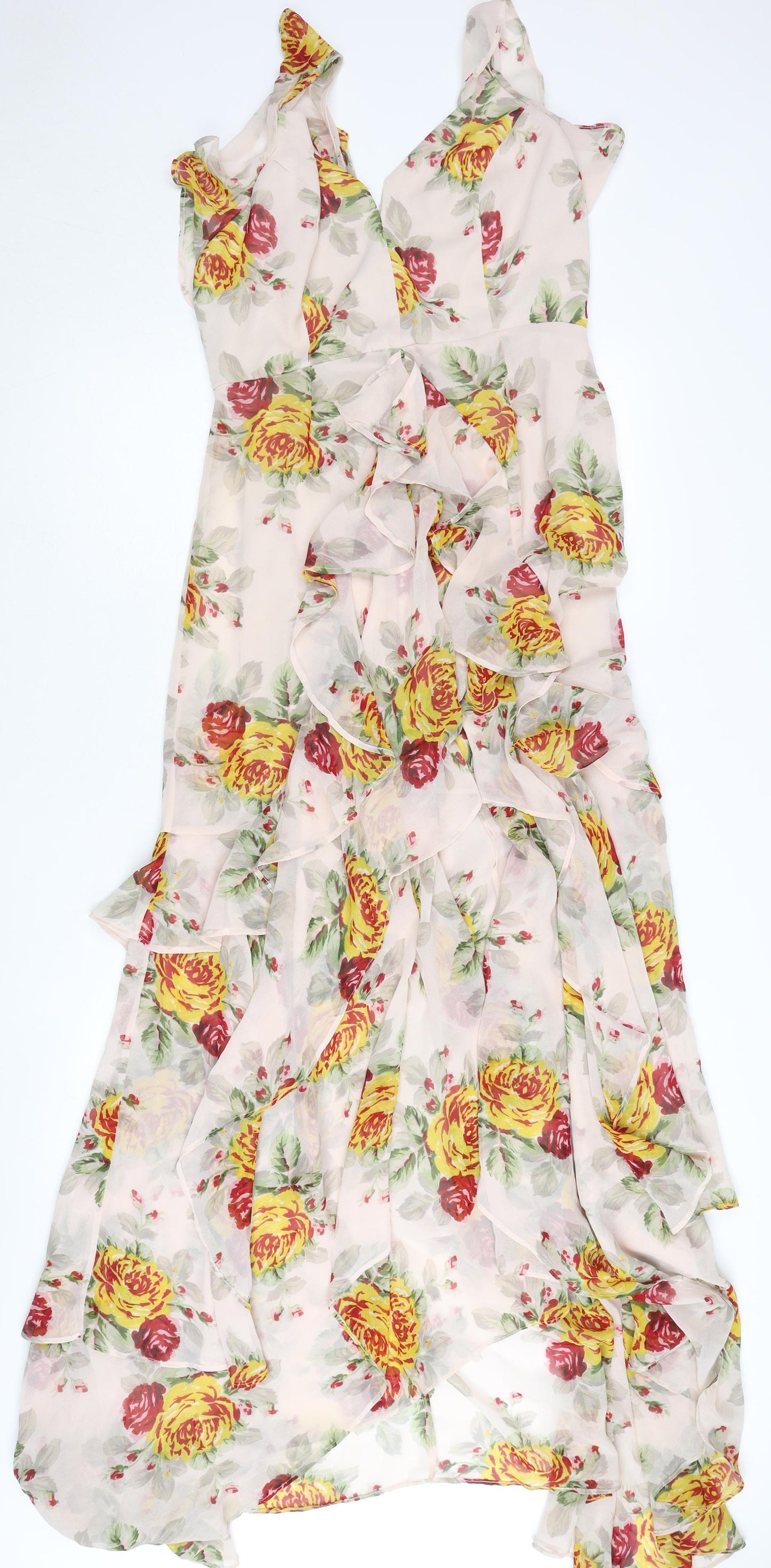 ASOS Women’s Multicoloured Floral Maxi Dress Size 12