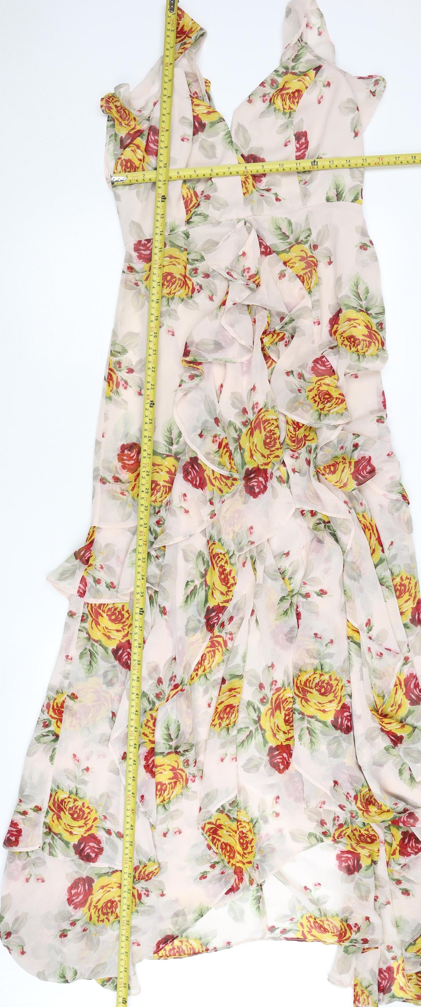 ASOS Women’s Multicoloured Floral Maxi Dress Size 12
