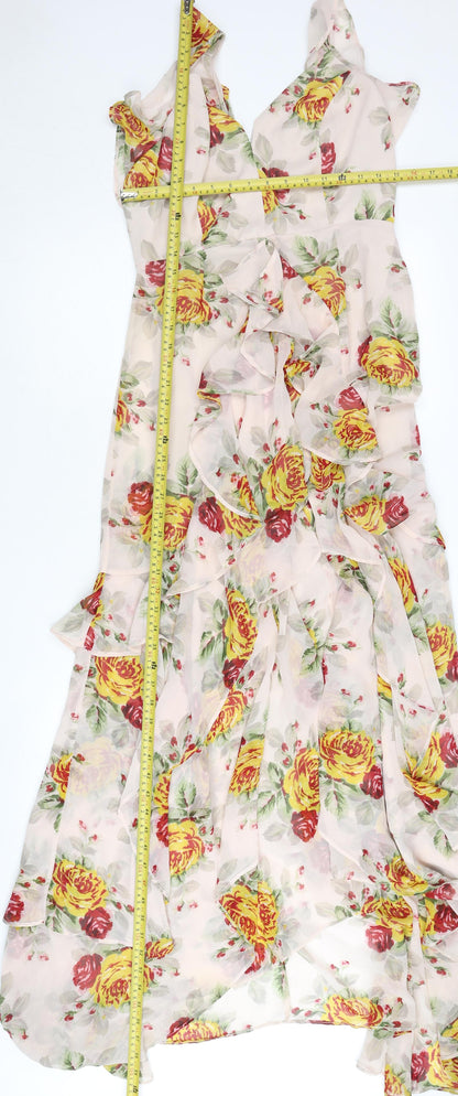 ASOS Women’s Multicoloured Floral Maxi Dress Size 12