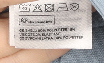 H&M Divided Women's Blue Pleated Short Skirt Size 8 Polyester